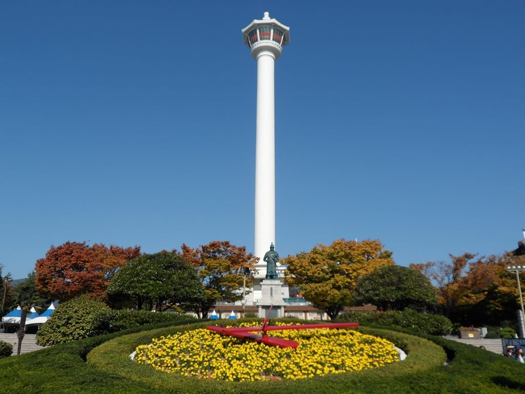 Professional South Korea travel guide at Busan Tower in Yongdusan Park