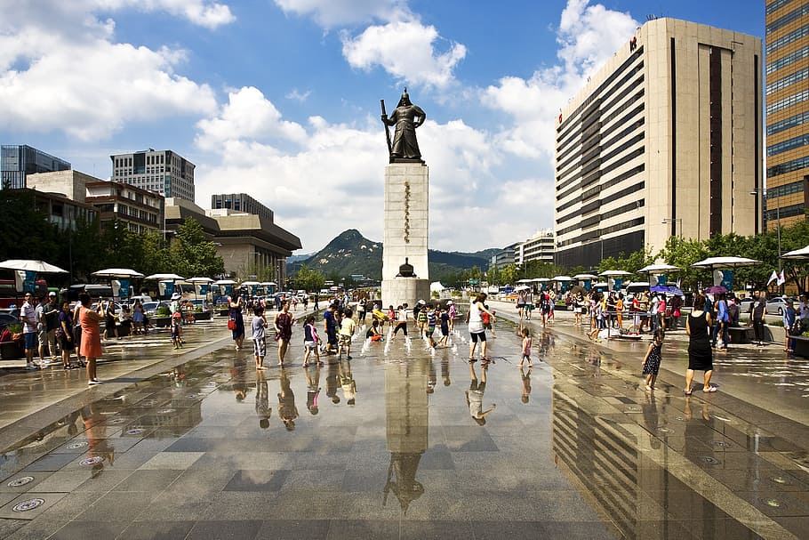 Yi Sun-sin Plaza in Yeosu