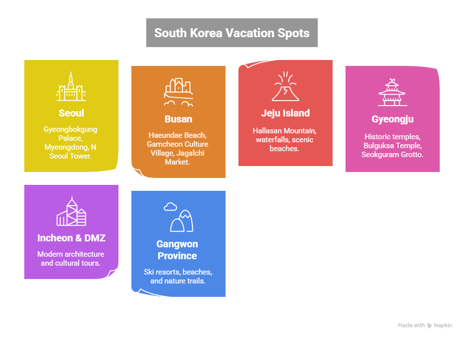 best vacation spots in south korea
