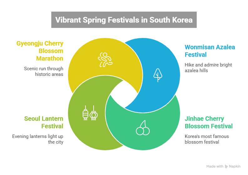 spring season in South Korea