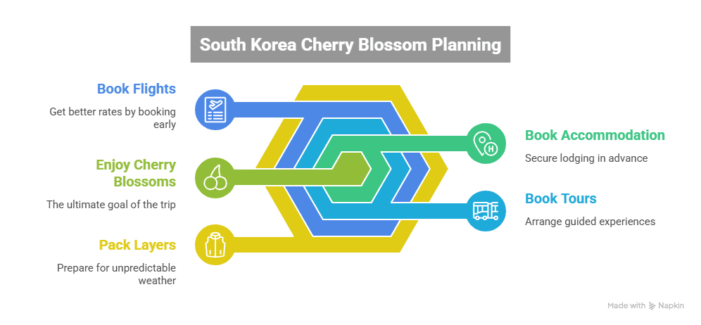 South Korea Cherry Blossom Time