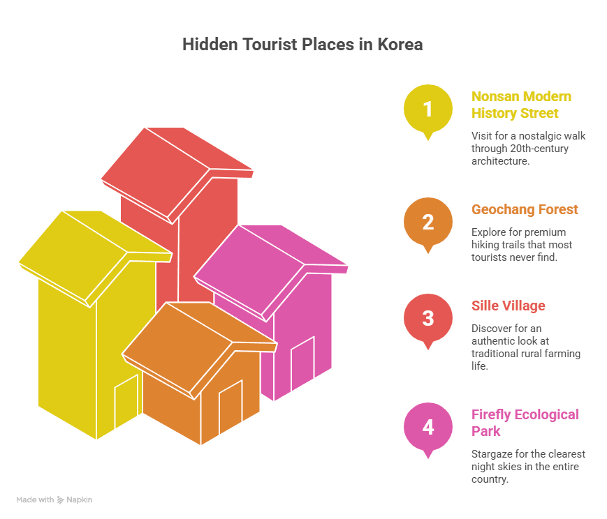 Hidden Tourist Places in Korea