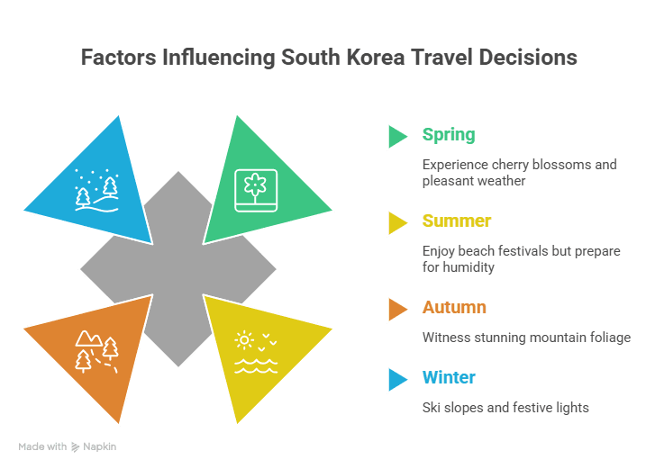 best months to visit South Korea
