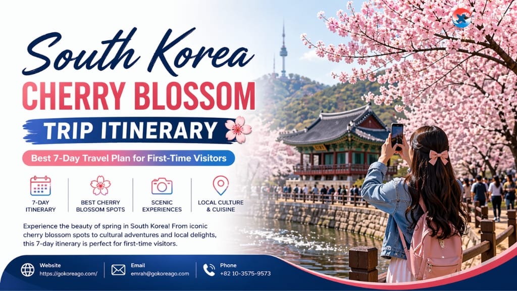 South Korea Cherry Blossom Trip Itinerary: Best 7-Day Travel Plan for First-Time Visitors
